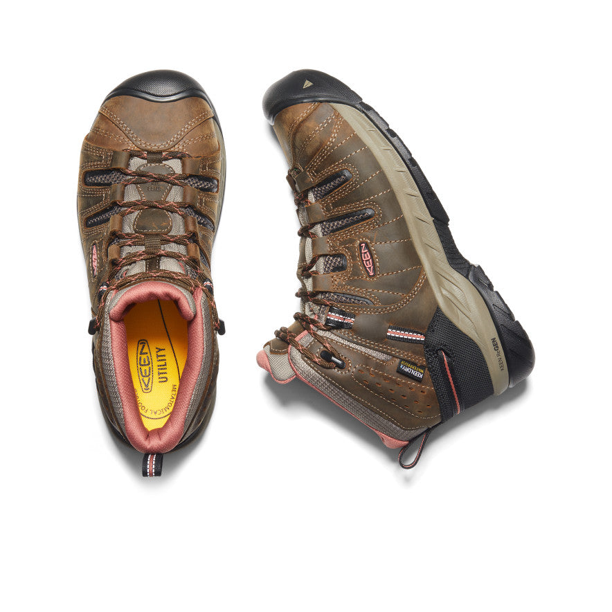Women's Flint II Waterproof Boot (Soft Toe) Cascade Brown/Brick Dust / Keen / Cascade Brown/Brick Dust