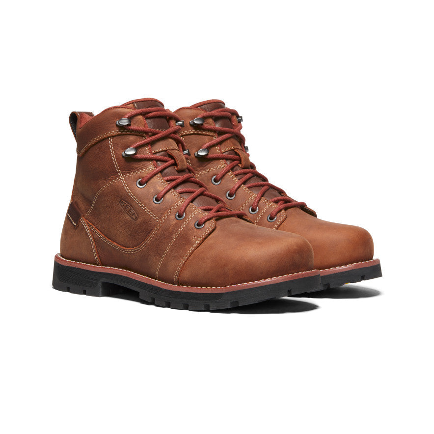 Women's Seattle 6" Waterproof Boot (Aluminum Toe) Gingerbread/Black / Keen / Gingerbread/Black