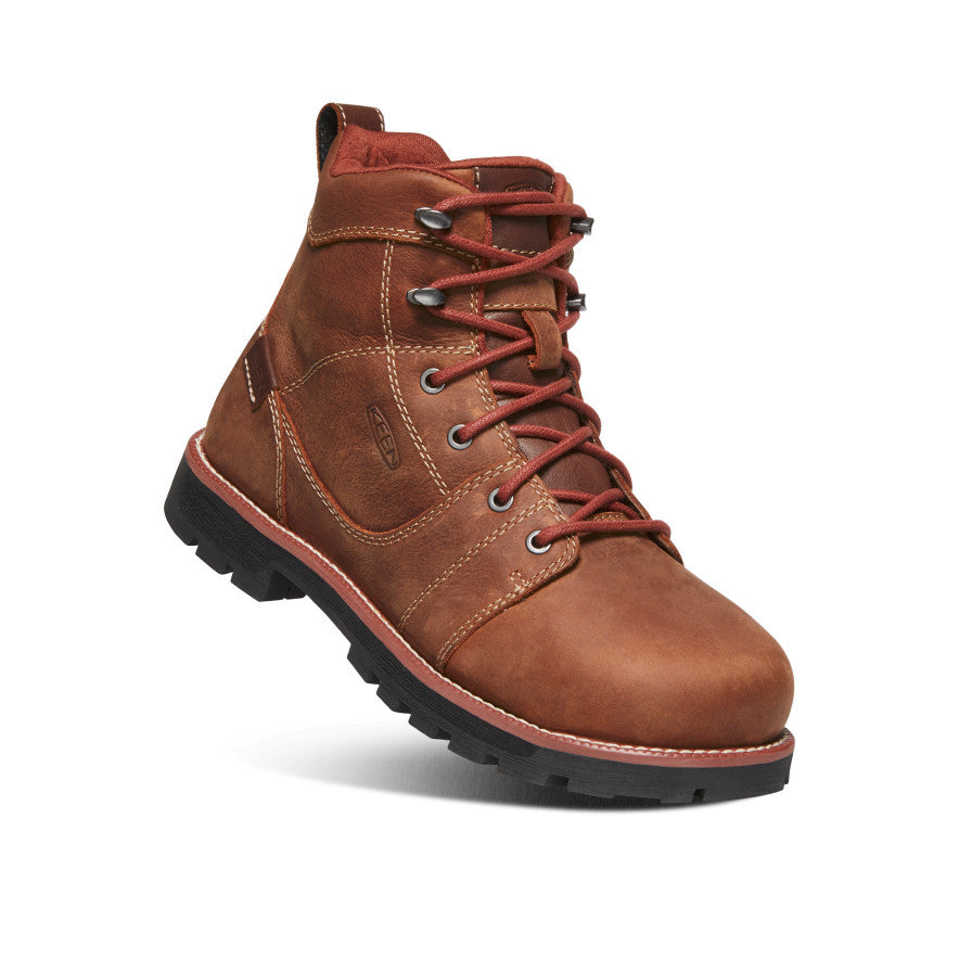 Women's Seattle 6" Waterproof Boot (Aluminum Toe) Gingerbread/Black / Keen / Gingerbread/Black