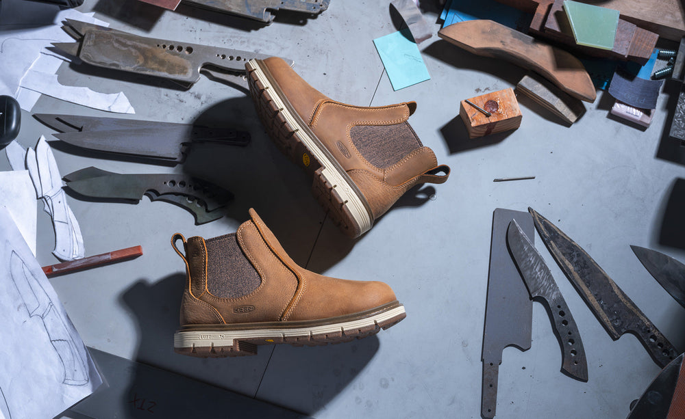 Women's San Jose Chelsea 90° Heel Boot (Soft Toe) Belgian/Gum / Keen / Belgian/Gum