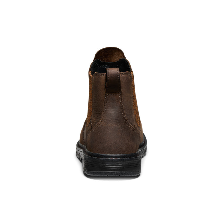 Women's San Jose Chelsea 90° Heel Boot (Aluminum Toe) Cascade Brown/Black / Keen / Cascade Brown/Black