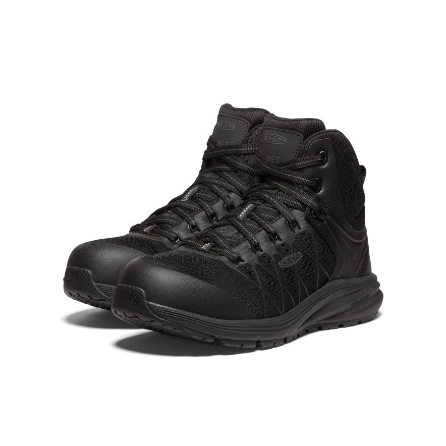 Women's Vista Energy Mid INT MET (Carbon Toe) Black/Raven / Keen / Black/Raven