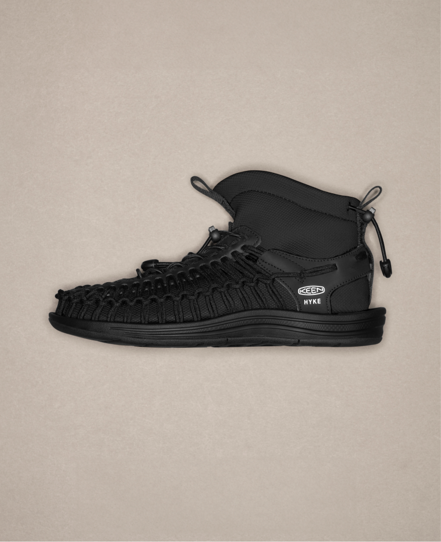 Women's UNEEK High Top x HYKE HYKE Black / Keen / HYKE Black