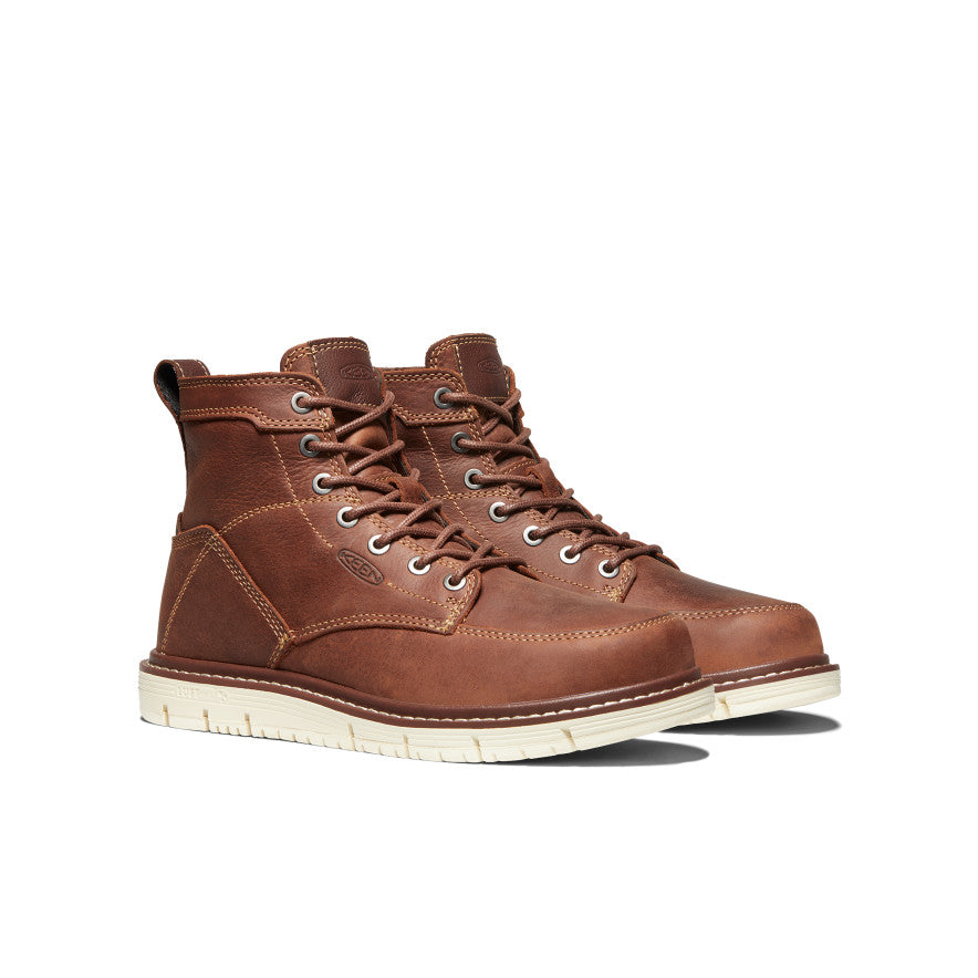 Women's San Jose 6" Boot (Soft Toe) Gingerbread/Off White / Keen / Gingerbread/Off White