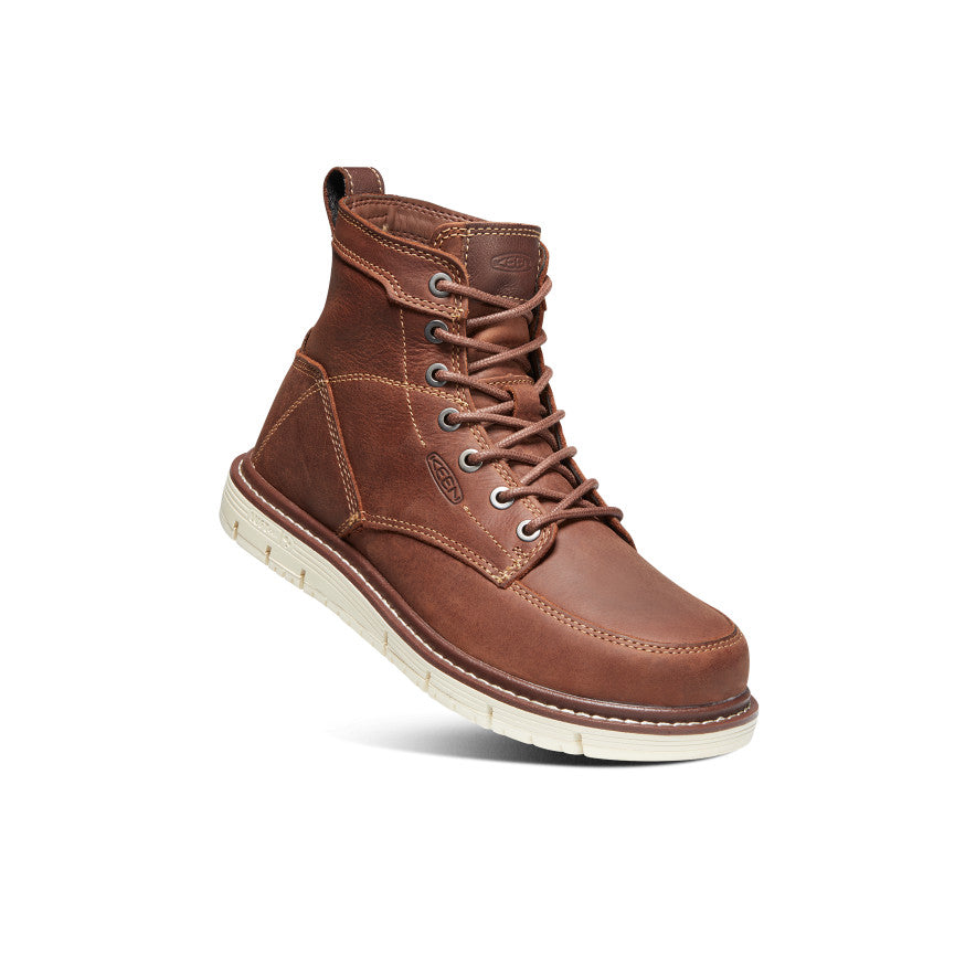 Women's San Jose 6" Boot (Soft Toe) Gingerbread/Off White / Keen / Gingerbread/Off White