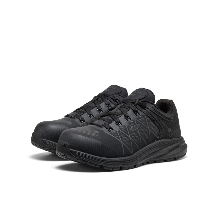 Women's Vista Energy XT Work Sneaker INT MET (Carbon Toe) Black/Magnet / Keen / Black/Magnet