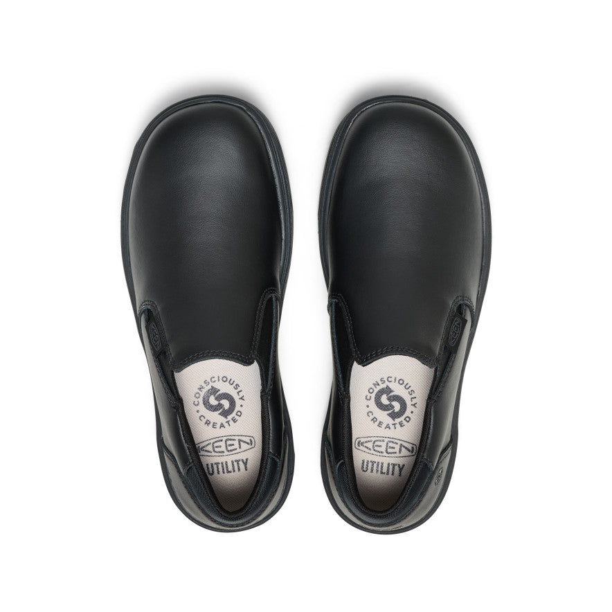Women's Kenton Shift WTX Work Shoe (Soft Toe) Black/Black / Keen / Black/Black