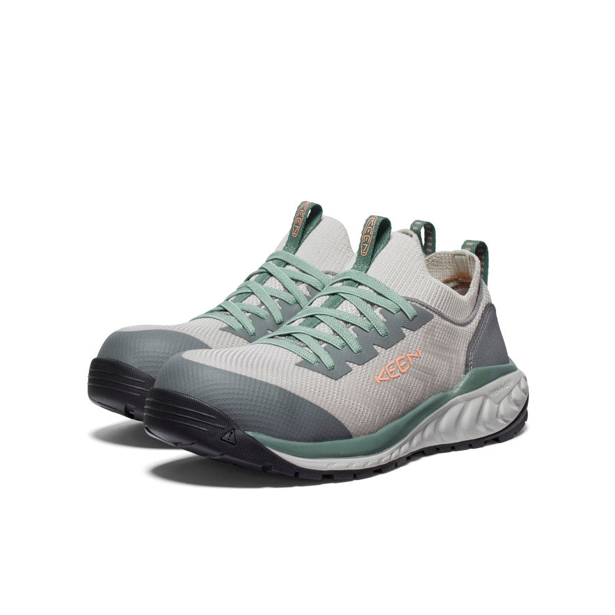 Women's Arvada Shift Work Sneaker (Carbon Toe) Steel Grey/Granite Green / Keen / Steel Grey/Granite Green
