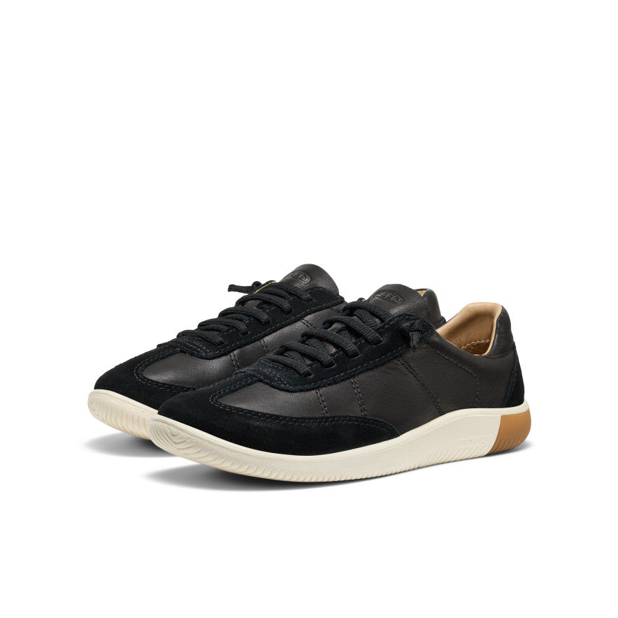 Women's KNX T-Toe Sneaker Black/Birch / Keen / Black/Birch