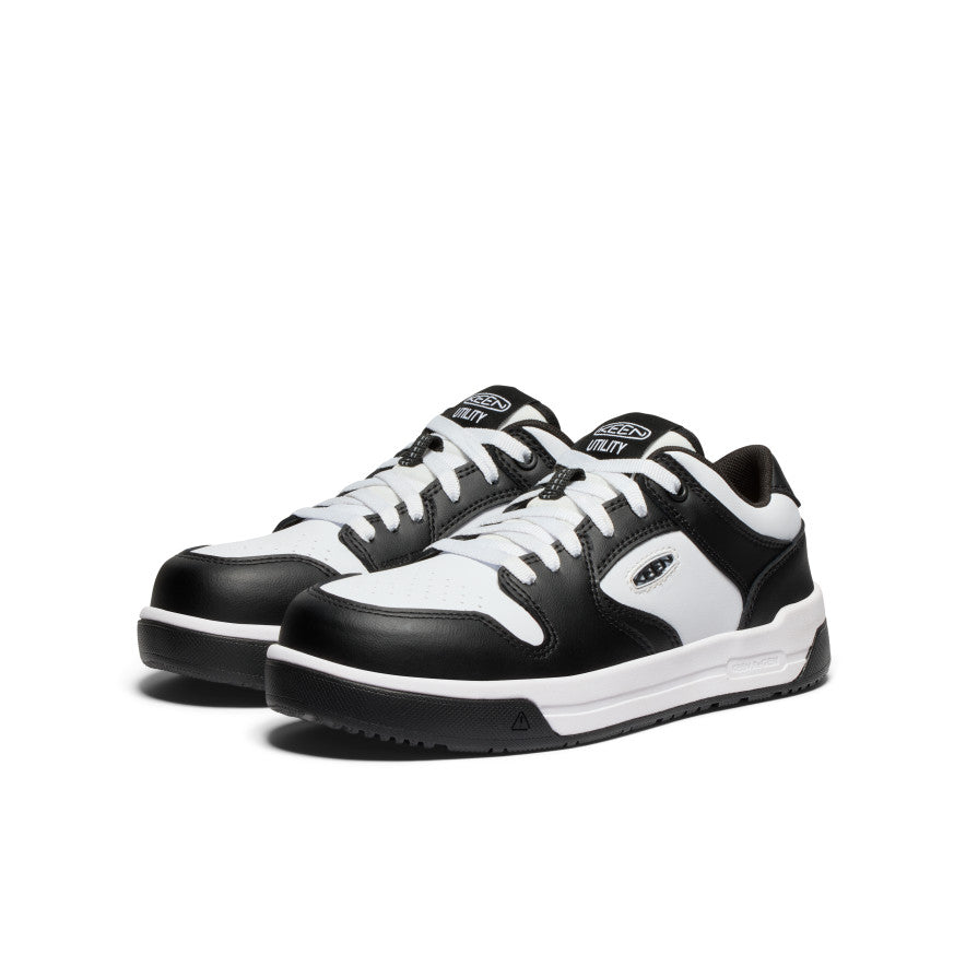 Women's Overton Work Shoe (Carbon Toe) Star White/Black / Keen / Star White/Black