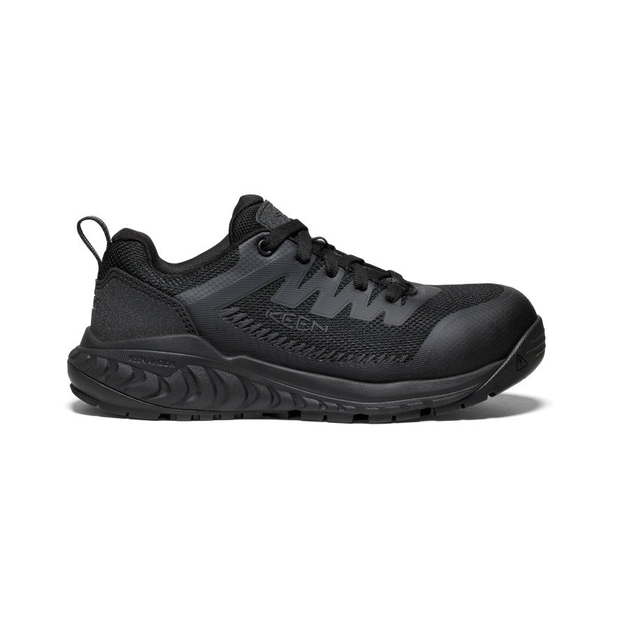 Women's Arvada ESD Work Sneaker (Carbon Toe) Black/Black / Keen / Black/Black