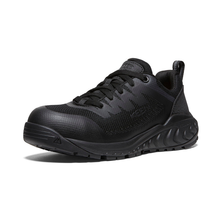 Women's Arvada ESD Work Sneaker (Carbon Toe) Black/Black / Keen / Black/Black