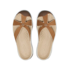Women's Bali Leather Slide Sandal Chipmunk/Birch / Keen / Chipmunk/Birch