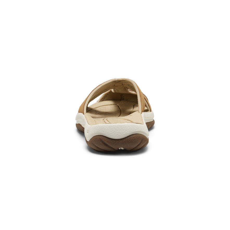 Women's Bali Leather Slide Sandal Chipmunk/Birch / Keen / Chipmunk/Birch