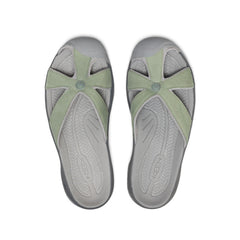 Women's Bali Leather Slide Sandal Lily Pad/Steel Grey / Keen / Lily Pad/Steel Grey