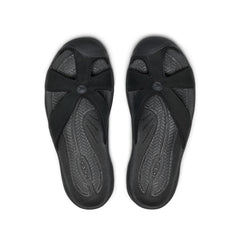 Women's Bali Leather Slide Sandal Black/Black / Keen / Black/Black