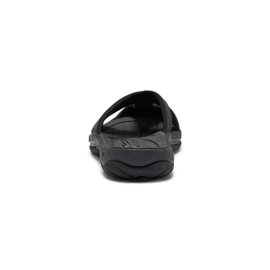 Women's Bali Leather Slide Sandal Black/Black / Keen / Black/Black