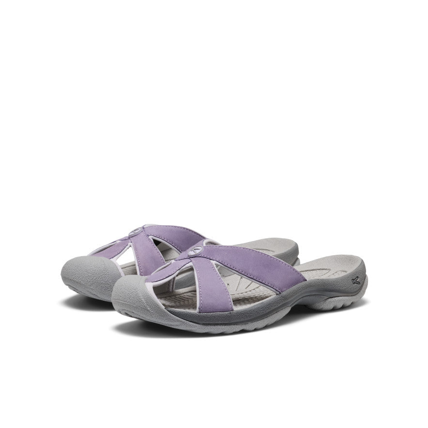 Women's Bali Leather Slide Sandal Purple Haze/Steel Grey / Keen / Purple Haze/Steel Grey