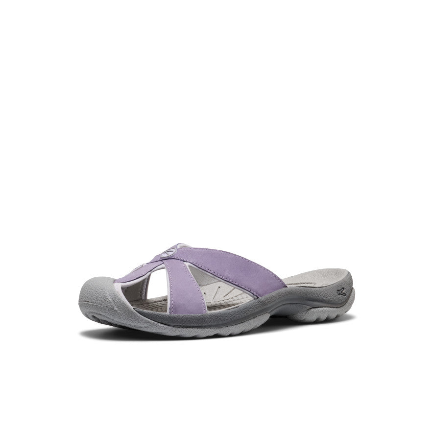 Women's Bali Leather Slide Sandal Purple Haze/Steel Grey / Keen / Purple Haze/Steel Grey
