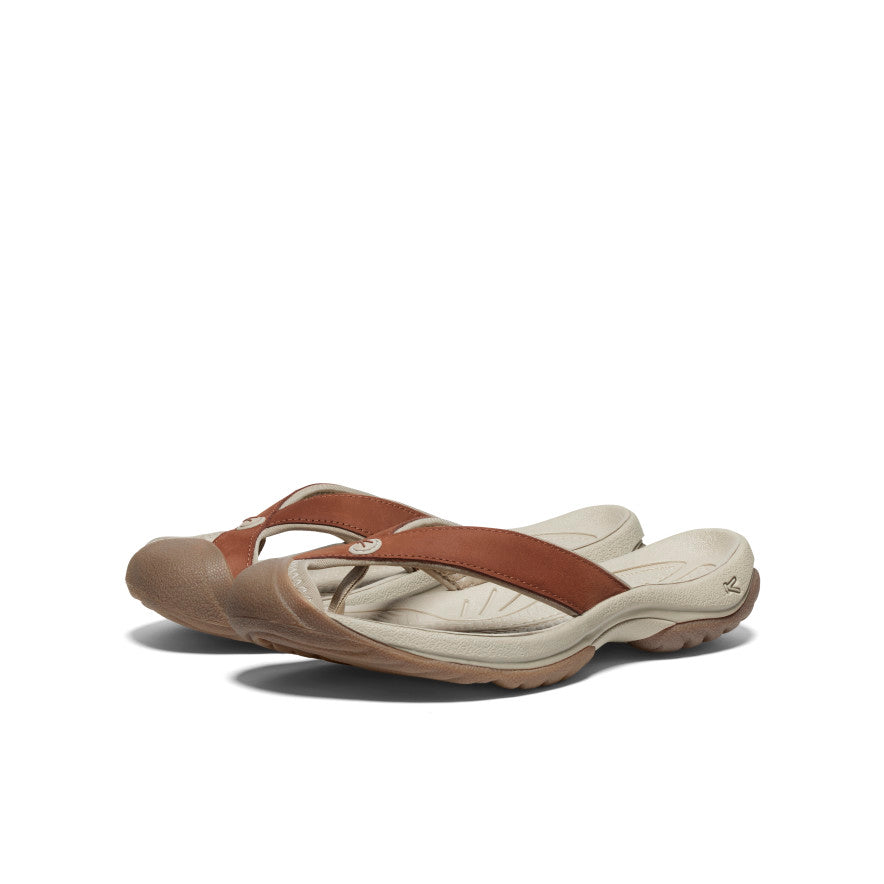 Women's Waimea Leather Flip-Flop Sorrel Horse/Plaza Taupe / Keen / Sorrel Horse/Plaza Taupe