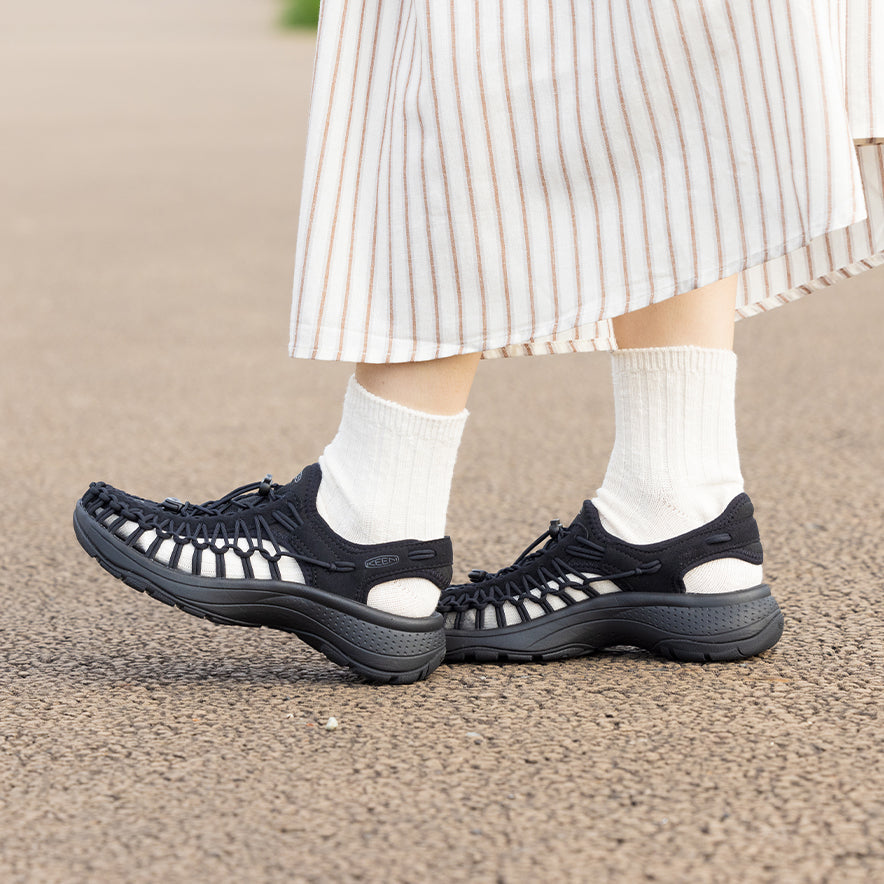 Women's UNEEK Astoria Black/Black / Keen / Black/Black