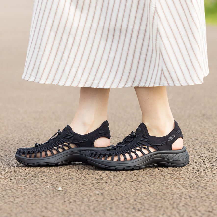 Women's UNEEK Astoria Black/Black / Keen / Black/Black