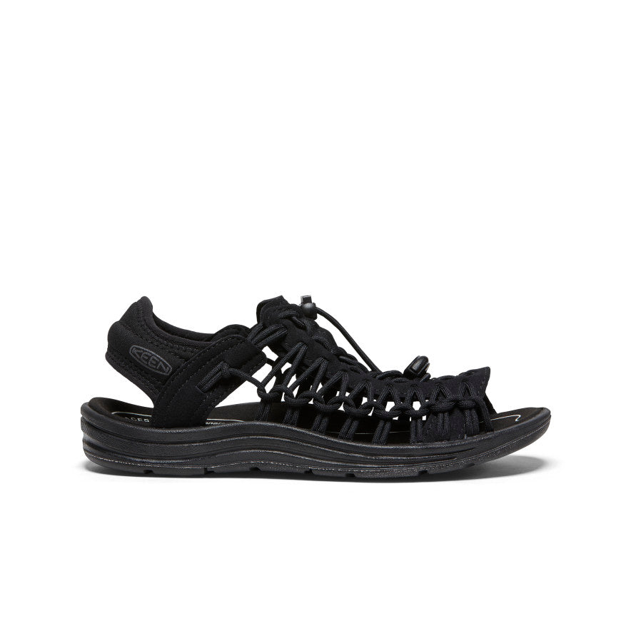 Women's UNEEK II Open-Toe Sneaker Black/Black / Keen / Black/Black