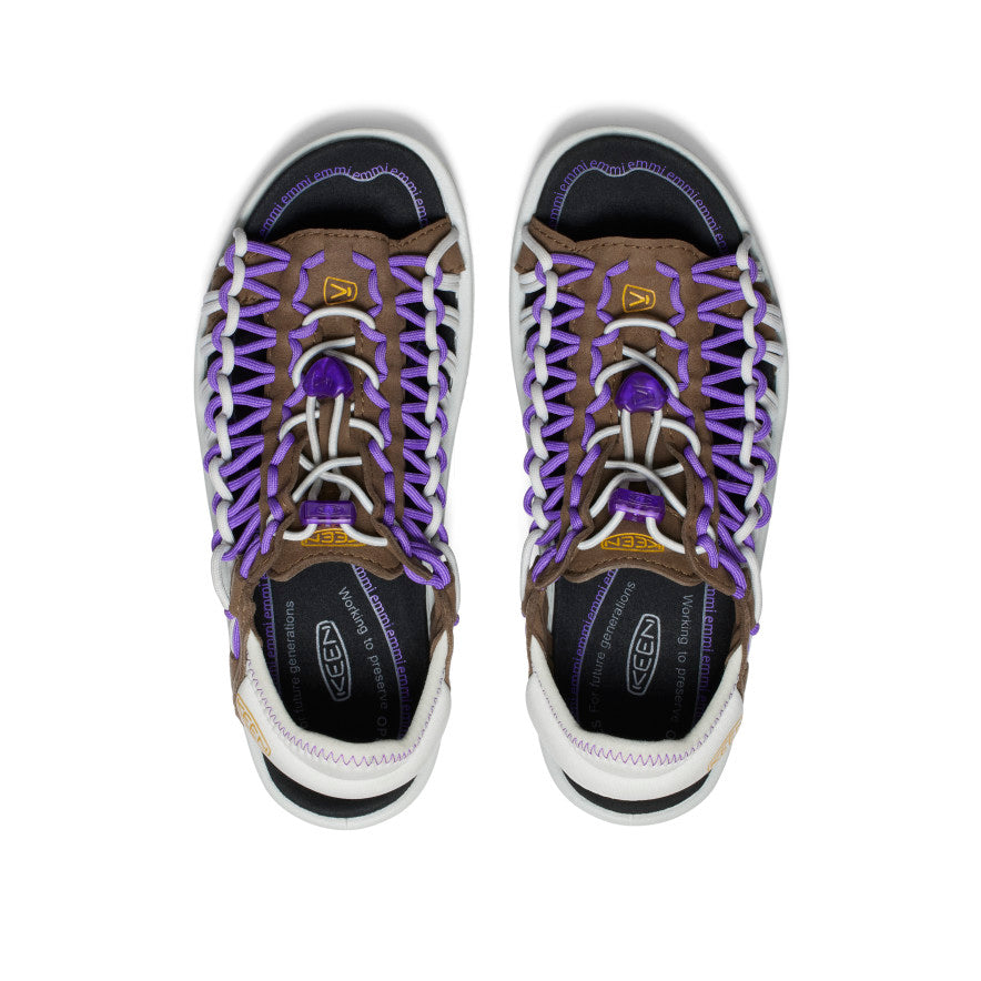 Women's UNEEK II Open Toe x emmi Dark Earth/Tillandsia Purple / Keen / Dark Earth/Tillandsia Purple