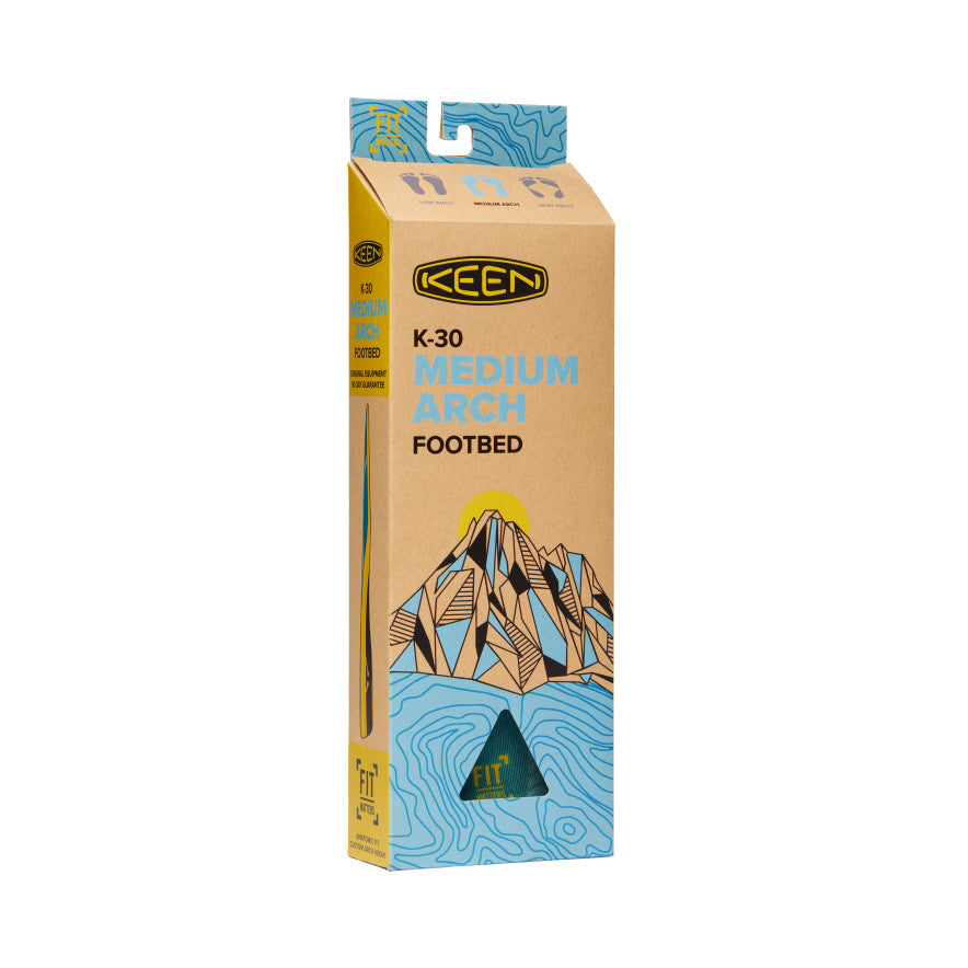 Women's Outdoor K-30 Medium Arch Insole Blue / Keen / Blue