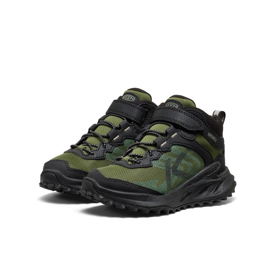 Little Kids' Zionic Waterproof Hiker Black/Bronze Green / Keen / Black/Bronze Green