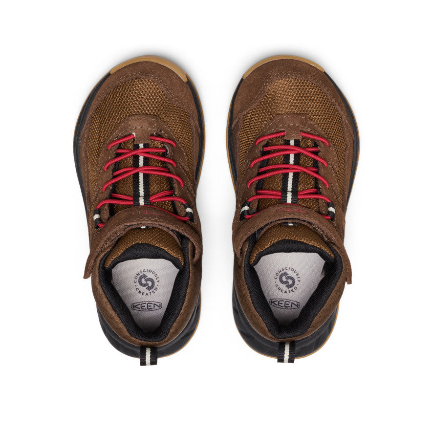 Little Kids' Hightrail Waterproof Hiking Boot Dark Earth/Garnet / Keen / Dark Earth/Garnet