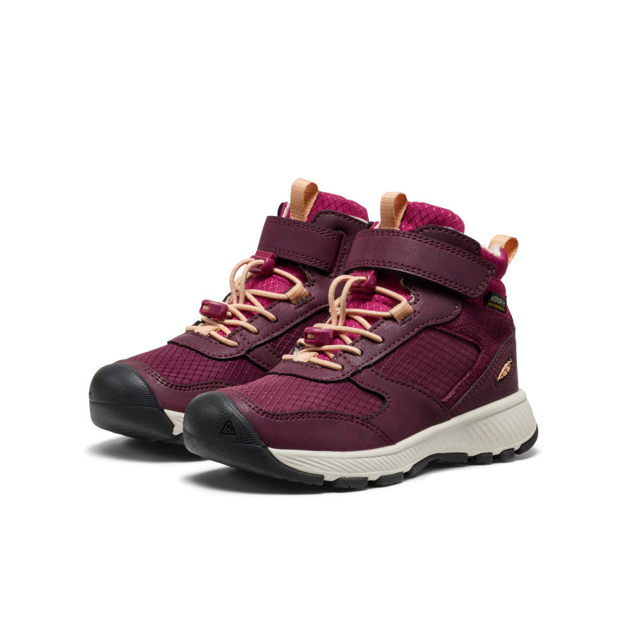 Little Kids' Skua Waterproof Boot Fig/Peach Fuzz / Keen / Fig/Peach Fuzz