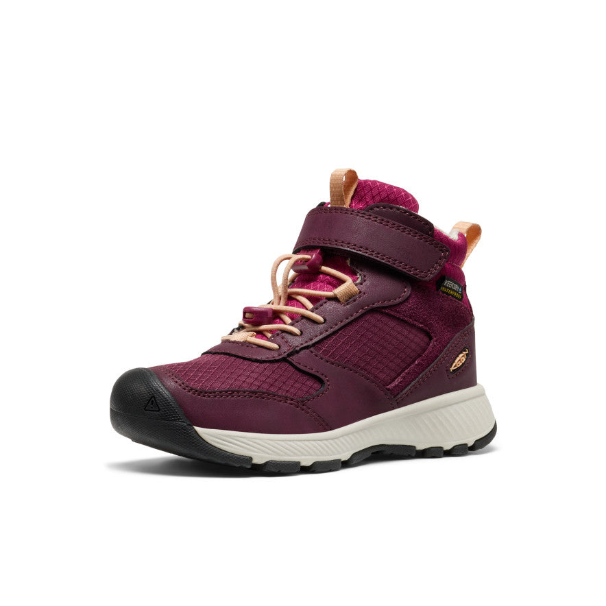 Little Kids' Skua Waterproof Boot Fig/Peach Fuzz / Keen / Fig/Peach Fuzz