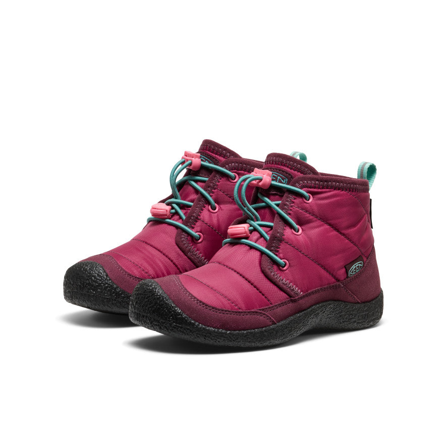 Big Kids' Howser II Waterproof Chukka Beaujolais/Pool Blue / Keen / Beaujolais/Pool Blue