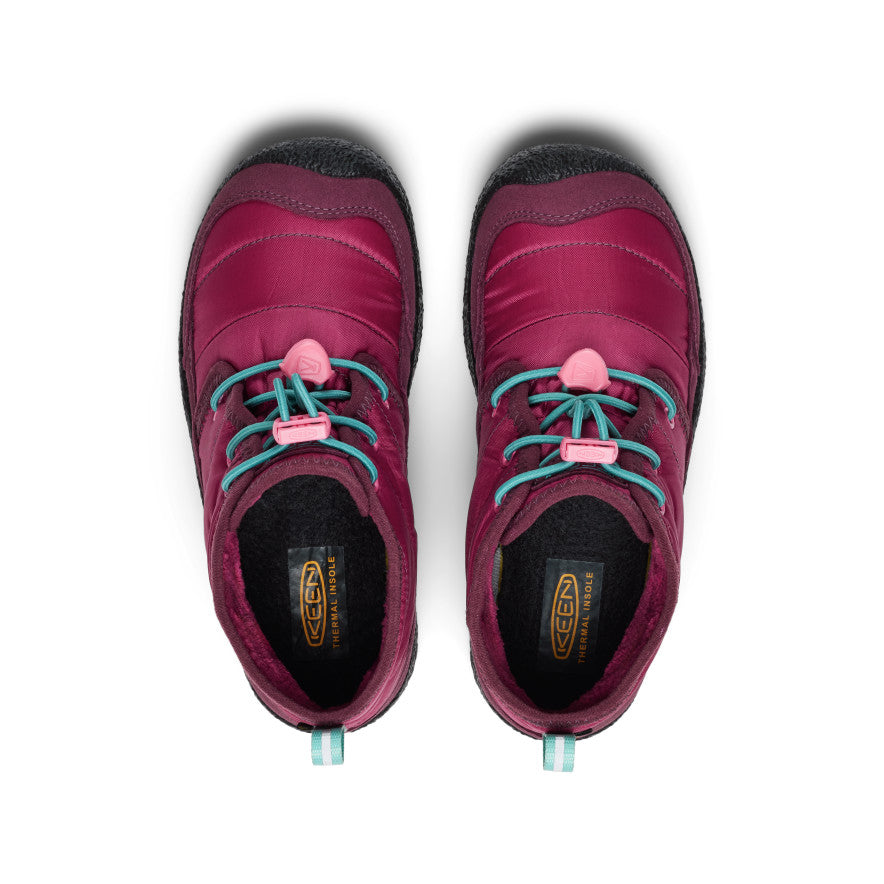 Big Kids' Howser II Waterproof Chukka Beaujolais/Pool Blue / Keen / Beaujolais/Pool Blue
