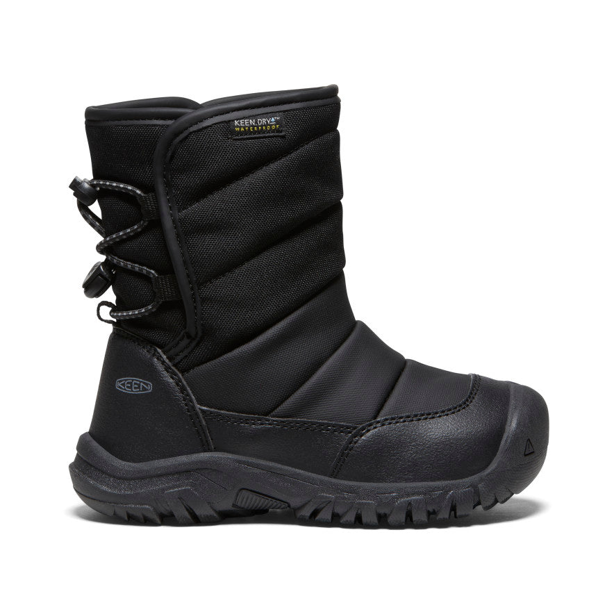 Little Kids' Puffrider Waterproof Winter Boot Black/Steel Grey / Keen / Black/Steel Grey