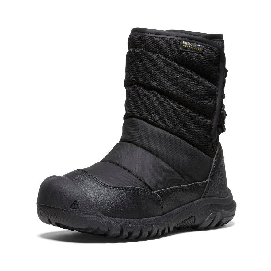 Little Kids' Puffrider Waterproof Winter Boot Black/Steel Grey / Keen / Black/Steel Grey