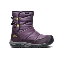 Big Kids' Puffrider Waterproof Winter Boot Black Plum/Daiquiri Green / Keen / Black Plum/Daiquiri Green