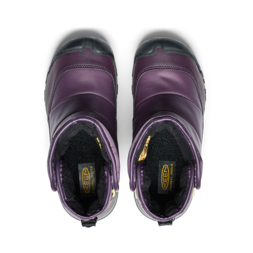 Big Kids' Puffrider Waterproof Winter Boot Black Plum/Daiquiri Green / Keen / Black Plum/Daiquiri Green