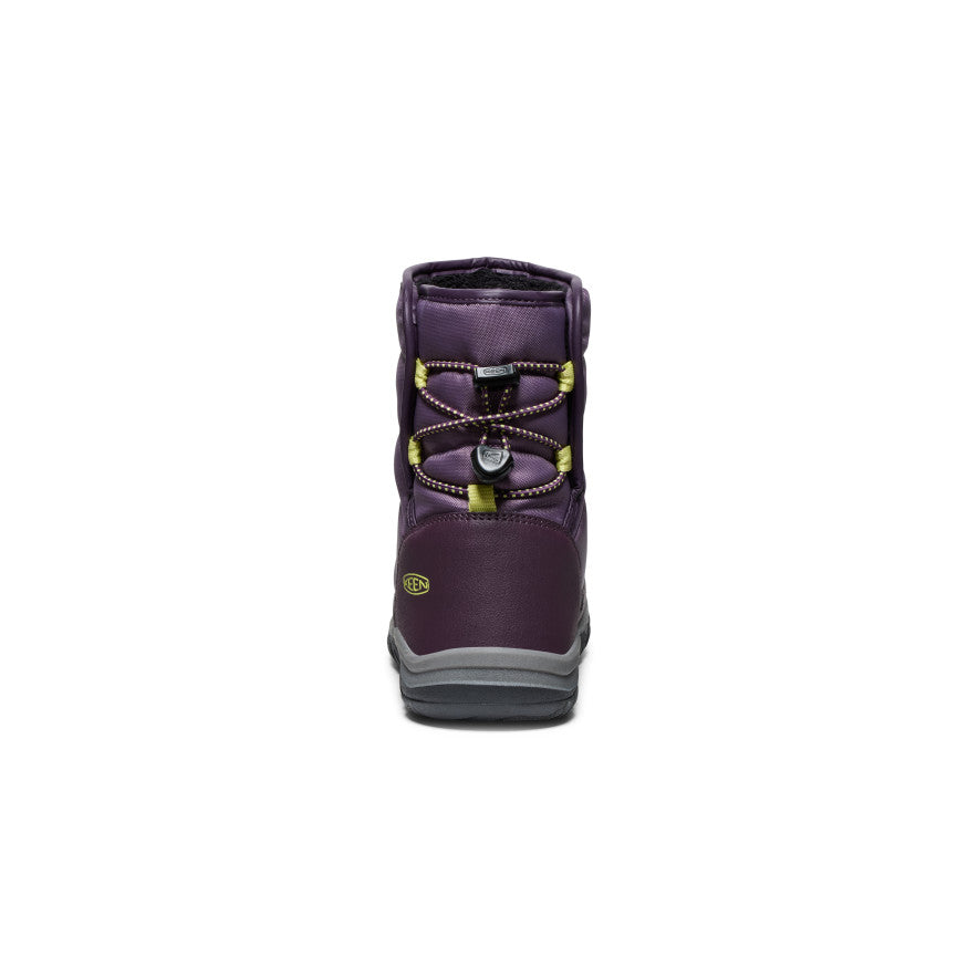 Big Kids' Puffrider Waterproof Winter Boot Black Plum/Daiquiri Green / Keen / Black Plum/Daiquiri Green