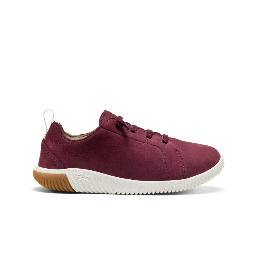 Big Kids' KNX Leather Sneaker Fig/Star White / Keen / Fig/Star White