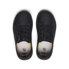 Big Kids' KNX Leather Sneaker Triple Black / Keen / Triple Black