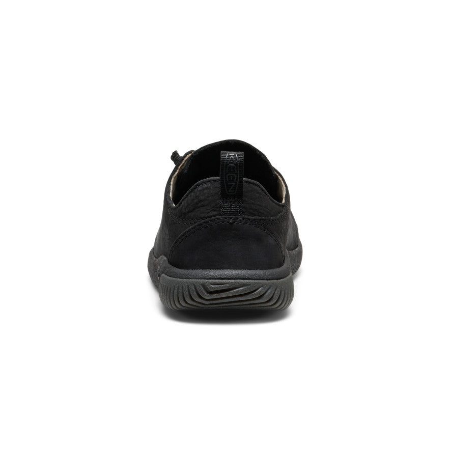 Big Kids' KNX Leather Sneaker Triple Black / Keen / Triple Black
