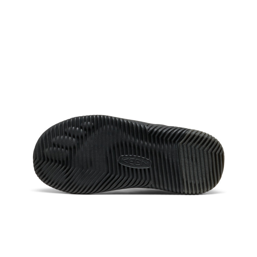 Big Kids' KNX Leather Sneaker Triple Black / Keen / Triple Black