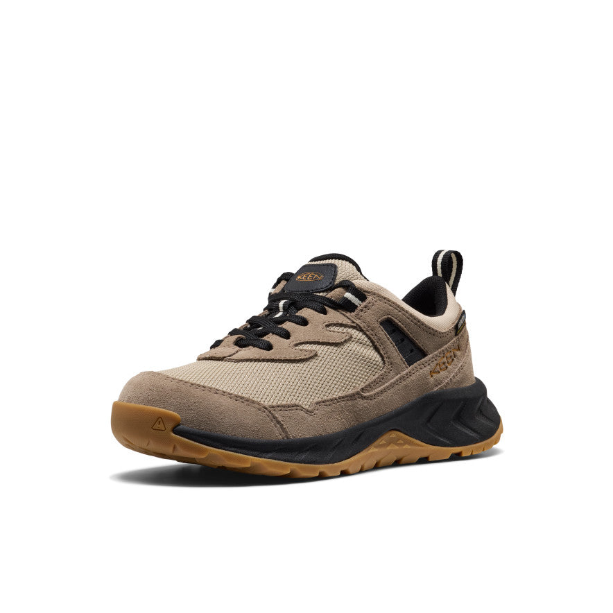 Big Kids' Hightrail Waterproof Hiking Shoe Brindle/Oak Buff / Keen / Brindle/Oak Buff