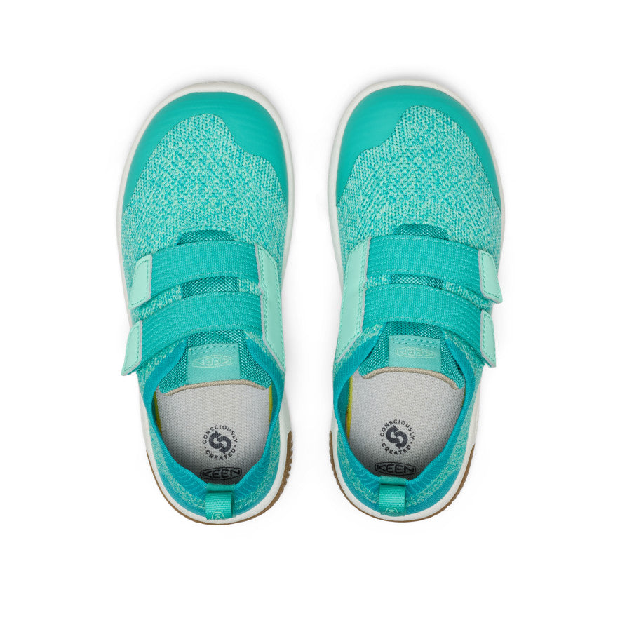 Big Kids' KNX Knit Double Strap Bright Aqua/Cabbage / Keen / Bright Aqua/Cabbage