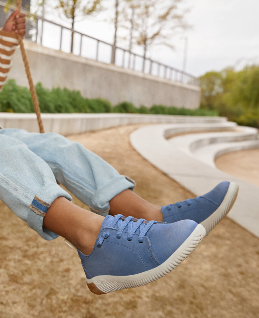 Little Kids' KNX Leather Sneaker Coronet Blue/Vapor / Keen / Coronet Blue/Vapor