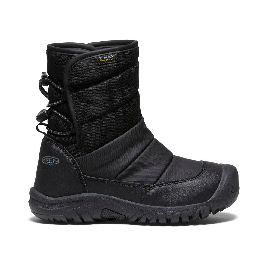 Big Kids' Puffrider Waterproof Winter Boot Black/Steel Grey / Keen / Black/Steel Grey