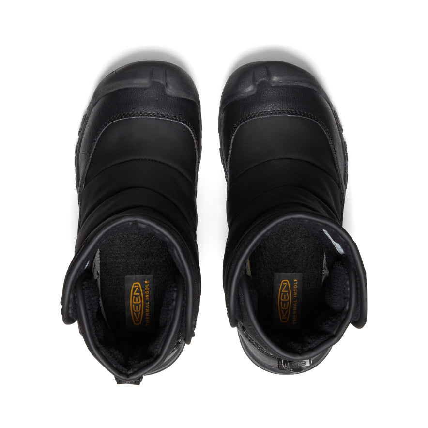 Big Kids' Puffrider Waterproof Winter Boot Black/Steel Grey / Keen / Black/Steel Grey