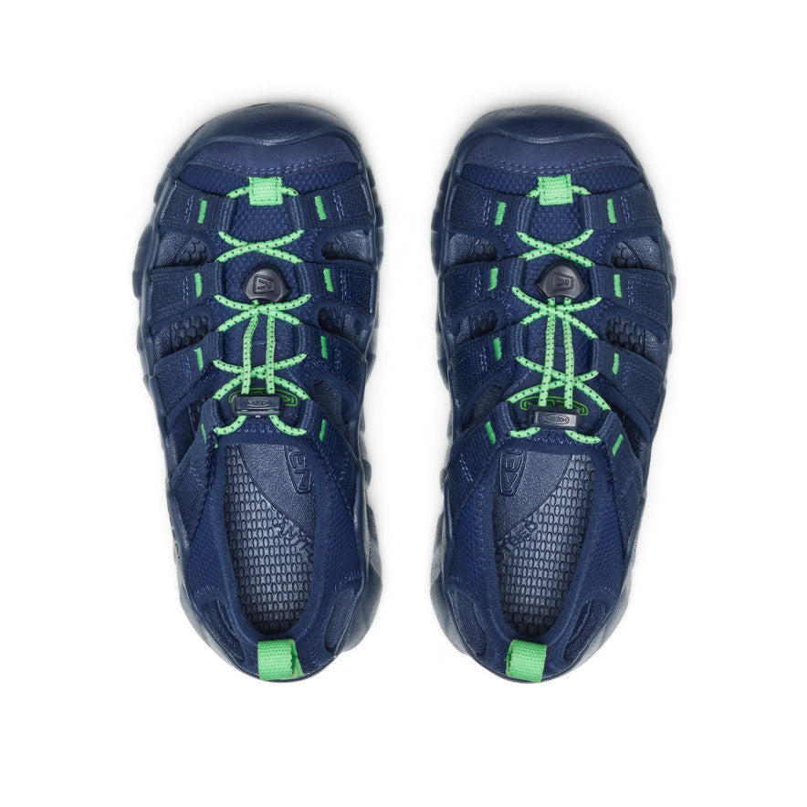 Big Kids' Hyperport H2 Sandal Naval Academy/Vibrant Green / Keen / Naval Academy/Vibrant Green